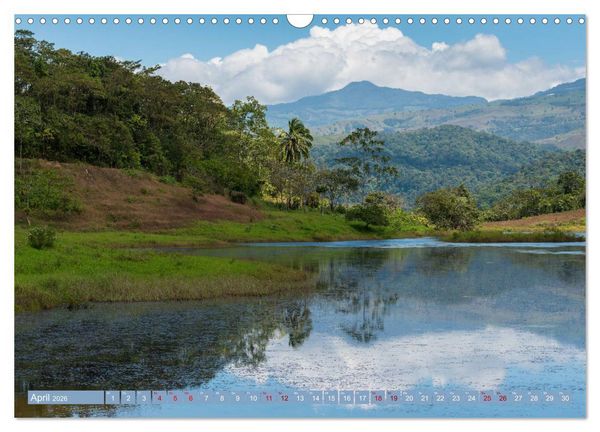 Produktbild: Farbenfrohes Costa Rica (Wandkalender 2026 DIN A3 quer), CALVENDO Monatskalender