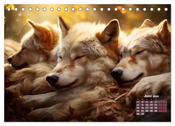 Produktbild: Wenn sie schlafen... (Tischkalender 2026 DIN A5 quer), CALVENDO Monatskalender