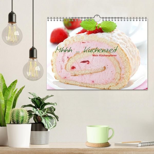 Produktbild: Mhhh... Kuchenzeit Mein K&uuml;chenplaner (Wandkalender 2027 DIN A4 quer), CALVENDO Monatskalender