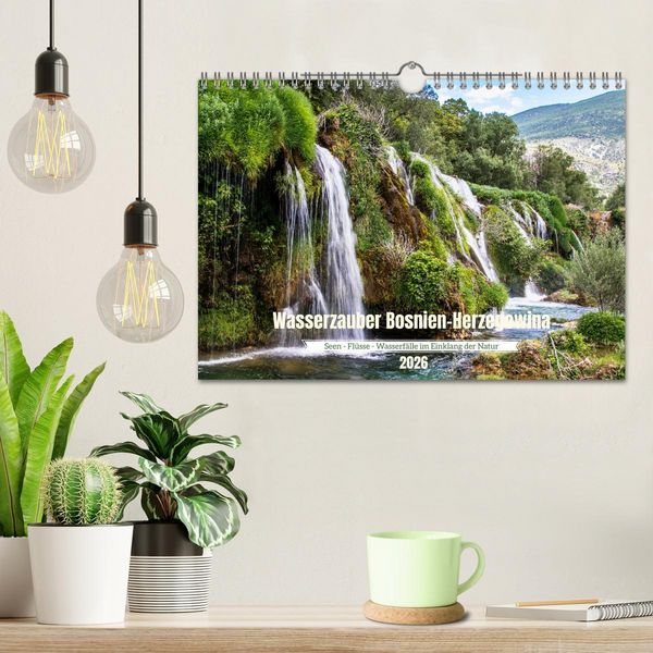 Produktbild: Wasserzauber Bosnien-Herzegowina (Wandkalender 2026 DIN A4 quer), CALVENDO Monatskalender