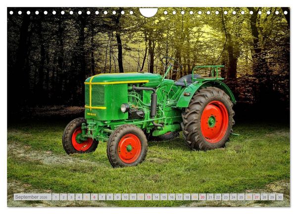 Produktbild: Oldtimer Sch&auml;tze. Ein Traktoren-Kalender (Wandkalender 2026 DIN A4 quer), CALVENDO Monatskalender