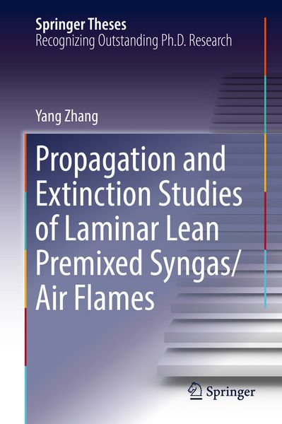 Produktbild: Propagation and Extinction Studies of Laminar Lean Premixed Syngas/Air Flames
