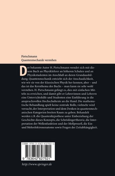 Produktbild: Quantenmechanik verstehen