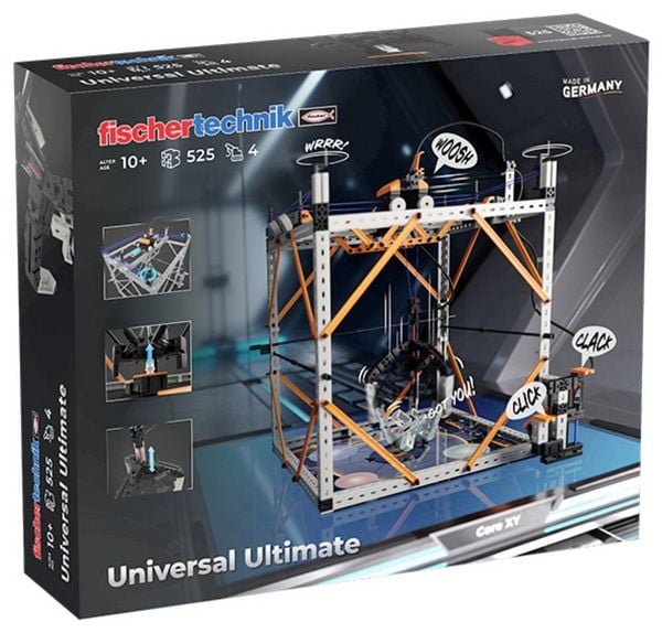 Fischertechnik 576102 - UNIVERSAL ULTIMATE, 4 Kinematikmodelle, Baukasten, Konstruktionsspielzeug