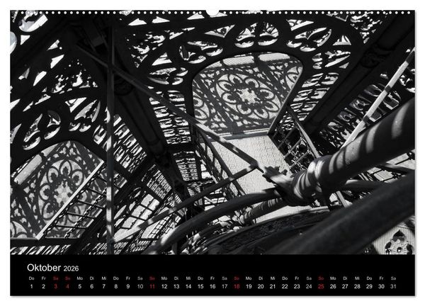 Produktbild: Der Gusseiserne Turm zu L&ouml;bau (hochwertiger Premium Wandkalender 2026 DIN A2 quer), Kunstdruck in Hochglanz
