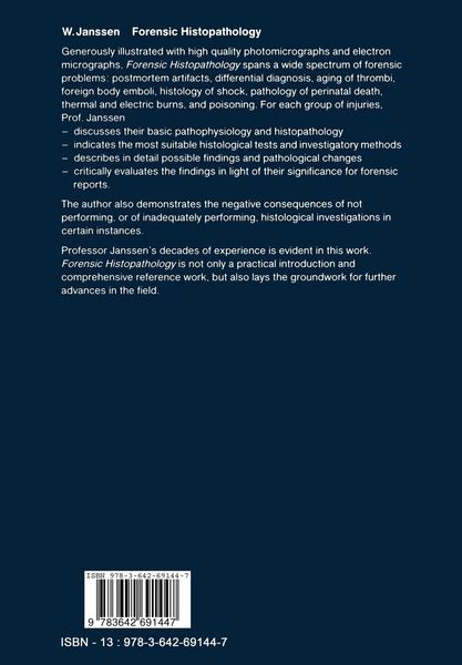 Produktbild: Forensic Histopathology