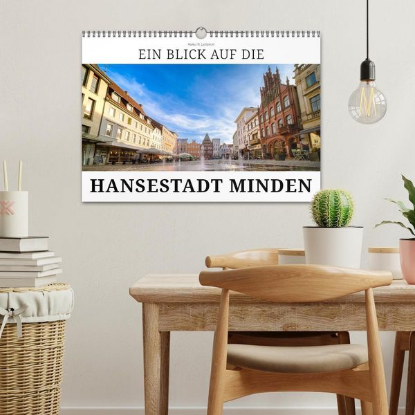 Produktbild: Ein Blick auf die Hansestadt Minden (Wandkalender 2026 DIN A3 quer), CALVENDO Monatskalender