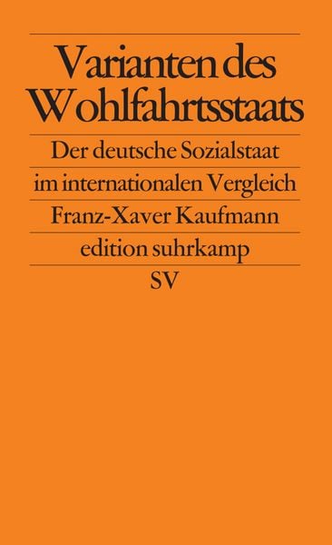 Produktbild: Varianten des Wohlfahrtsstaats