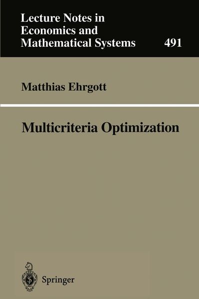 Produktbild: Multicriteria Optimization