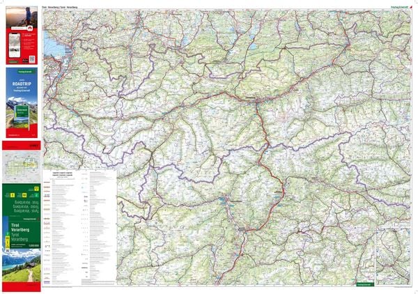 Produktbild: Freytag & berndt Stra&szlig;enkarte Tirol - Vorarlberg 1:200.000