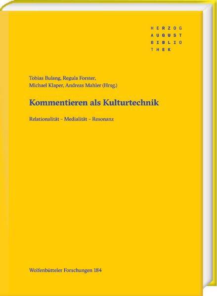 Produktbild: Kommentieren als Kulturtechnik