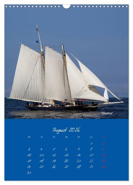 Produktbild: Unter Segeln (Wandkalender 2026 DIN A3 hoch), CALVENDO Monatskalender