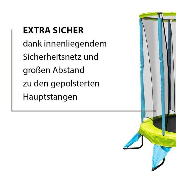 Produktbild: Hudora 65711 - Kindertrampolin Safety 140