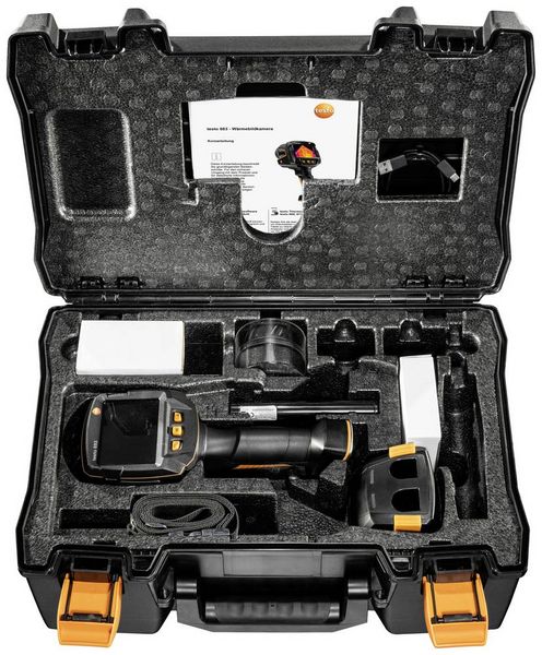 Produktbild: Testo 883-2 Set W&auml;rmebildkamera -30 bis 650&deg;C 27Hz WiFi, Touchscreen