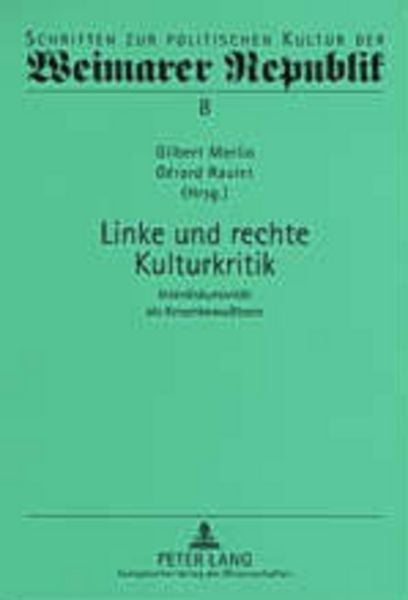 Produktbild: Linke und rechte Kulturkritik