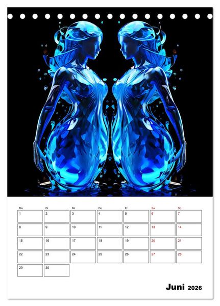 Produktbild: Die Konstellationen der Sterne (Tischkalender 2026 DIN A5 hoch), CALVENDO Monatskalender