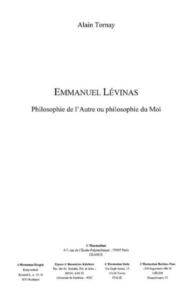 Produktbild: Emmanuel levinas