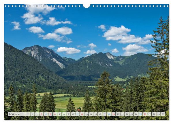 Produktbild: Sehnsuchtsziel Berge - Unterwegs in den Bergwelt rund um M&uuml;nchen (Wandkalender 2026 DIN A3 quer), CALVENDO Monatskalender