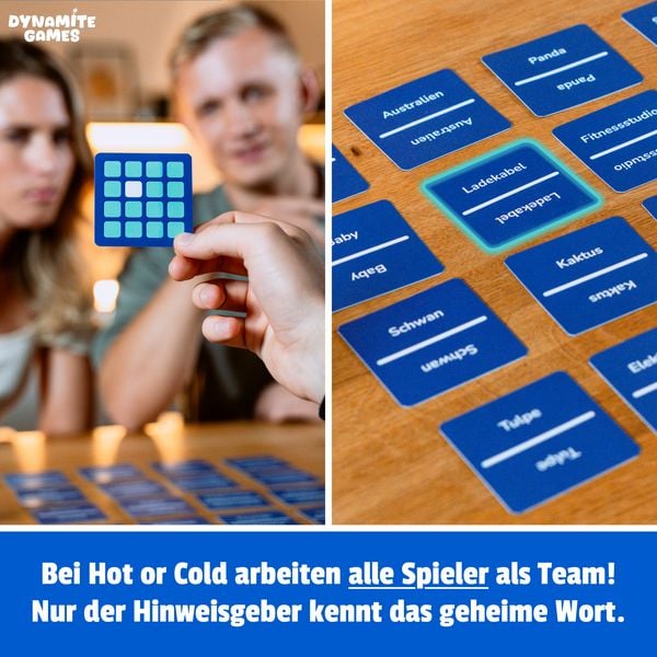 Produktbild: DYNAMITE GAMES&reg; - Hot or Cold "Das Spiel der Gegens&auml;tze - Findet das geheime Code Wort"