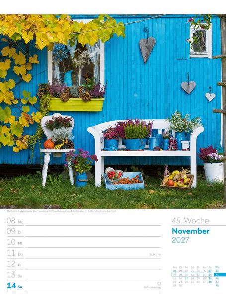 Produktbild: Gartengl&uuml;ck Wochenplaner Kalender 2027