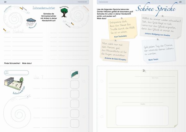 Produktbild: &Uuml;bungsheft zur Grundschrift