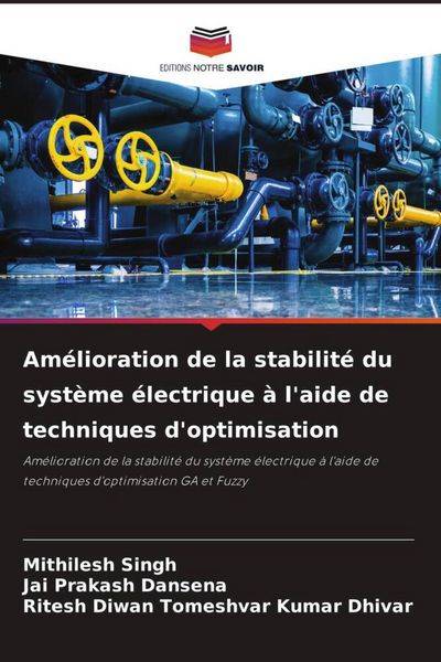 Produktbild: Am&eacute;lioration de la stabilit&eacute; du syst&egrave;me &eacute;lectrique &agrave; l'aide de techniques d'optimisation