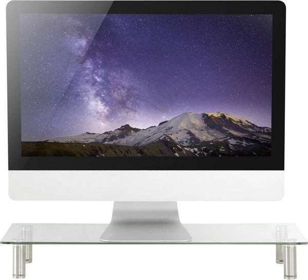 Produktbild: SpeaKa Professional Monitor-Erh&ouml;hung H&ouml;hen-Bereich: 75 bis 90 mm Transparent