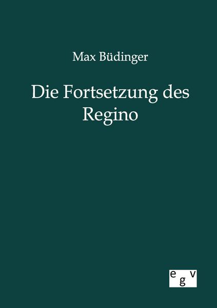 Produktbild: Die Fortsetzung des Regino