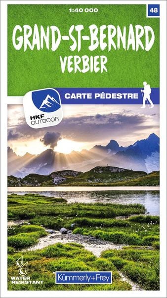 Produktbild: Grand-St-Bernard Verbier Nr. 48 Wanderkarte 1:40 000