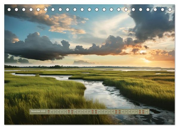 Produktbild: Biotop zwischen Land und Meer (Tischkalender 2026 DIN A5 quer), CALVENDO Monatskalender