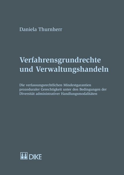 Produktbild: Verfahrensgrundrechte und Verwaltungshandlungen