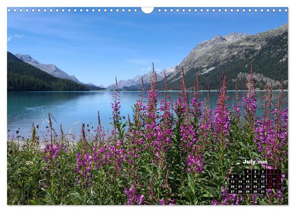 Produktbild: Engadine 2026 - Nature and landscapes (Wall Calendar 2026 DIN A3 landscape), CALVENDO 12 Month Wall Calendar