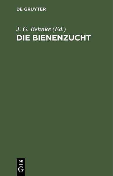 Produktbild: Die Bienenzucht