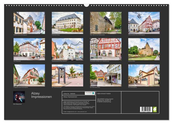 Produktbild: Alzey Impressionen (Wandkalender 2026 DIN A2 quer), CALVENDO Monatskalender