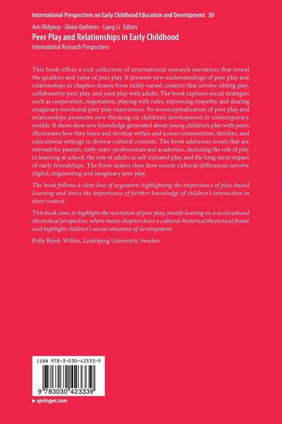 Produktbild: Peer Play and Relationships in Early Childhood