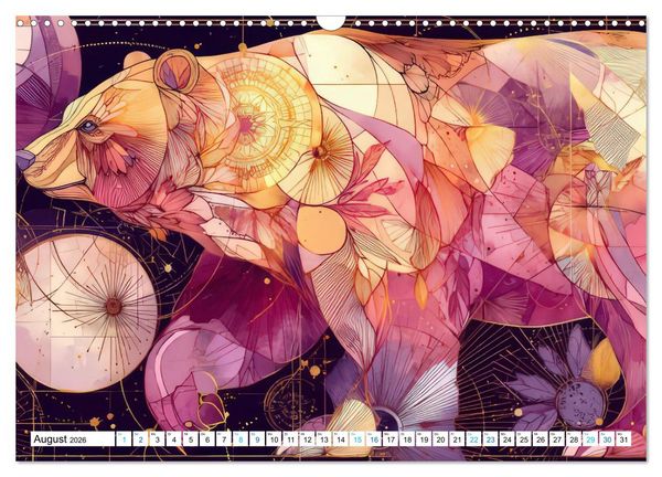 Produktbild: Bohemian Tierzauber (Wandkalender 2026 DIN A3 quer), CALVENDO Monatskalender