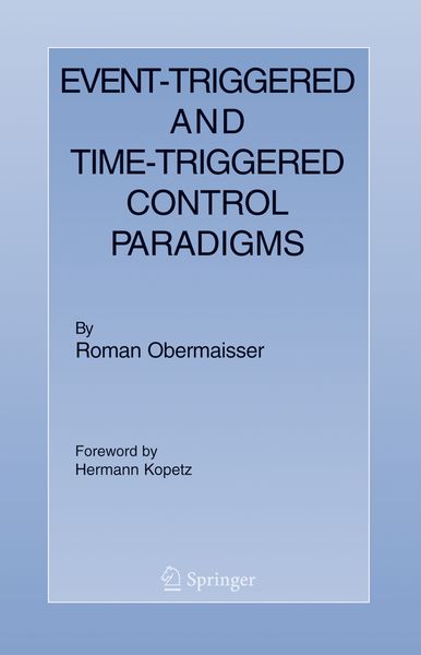 Produktbild: Event-Triggered and Time-Triggered Control Paradigms