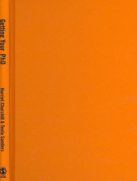 Produktbild: Churchill, H: Getting Your PhD