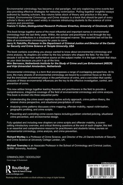 Produktbild: Environmental Criminology and Crime Analysis