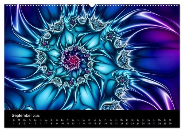 Produktbild: Neonfarben (Wandkalender 2026 DIN A2 quer), CALVENDO Monatskalender
