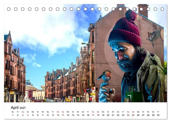 Produktbild: Faszination Glasgow (Tischkalender 2027 DIN A5 quer), CALVENDO Monatskalender