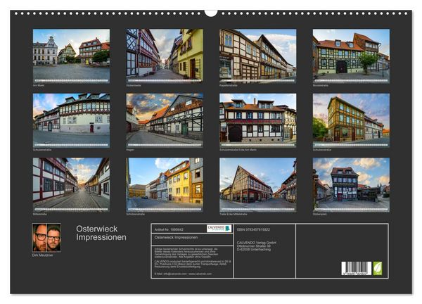 Produktbild: Osterwieck Impressionen (Wandkalender 2026 DIN A2 quer), CALVENDO Monatskalender