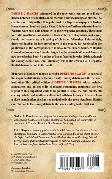 Produktbild: Domestic Slavery Considered as a Scriptural Institution