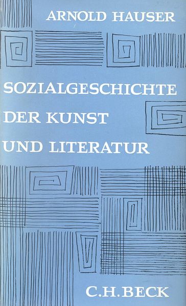 Produktbild: Sozialgeschichte der Kunst und Literatur