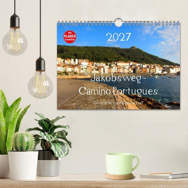 Produktbild: Jakobsweg - Camino Portugues (Wandkalender 2027 DIN A4 quer), CALVENDO Monatskalender