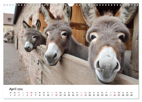 Produktbild: Hans der Bauer und seine Tiere auf dem Bauernhof (Wandkalender 2026 DIN A3 quer), CALVENDO Monatskalender