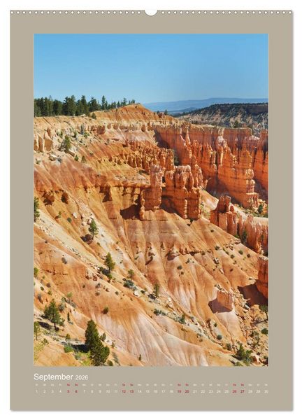 Produktbild: Erlebe mit mir den Bryce Canyon Nationalpark (hochwertiger Premium Wandkalender 2026 DIN A2 hoch), Kunstdruck in Hochglanz
