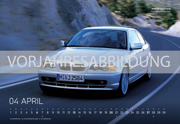 Produktbild: BMW Classic Wandkalender 2026 DE