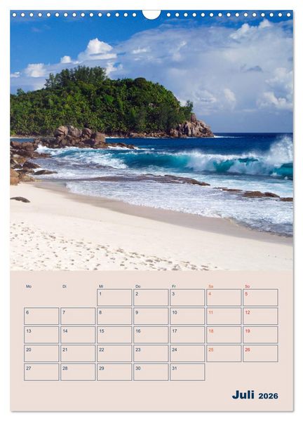 Produktbild: Mahe - Inselparadies der Seychellen (Wandkalender 2026 DIN A3 hoch), CALVENDO Monatskalender
