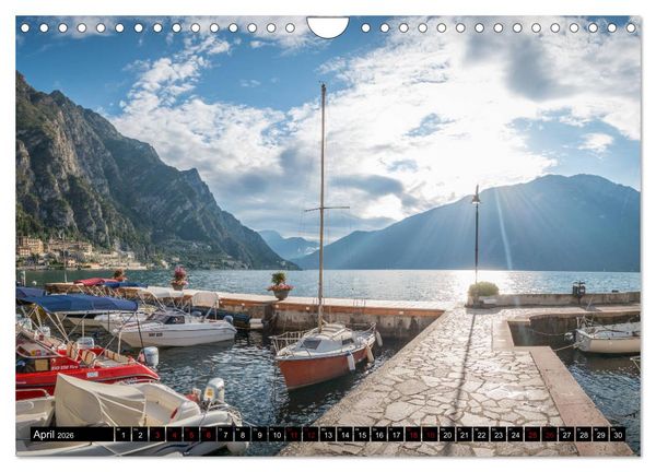 Produktbild: Gardasee - Impressionen aus der Lombardei (Wandkalender 2026 DIN A4 quer), CALVENDO Monatskalender